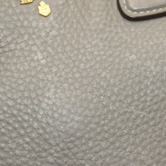 Prada Pomice Vitello Daino Shopper Tote - Dark Grey - Picture 9 of 15